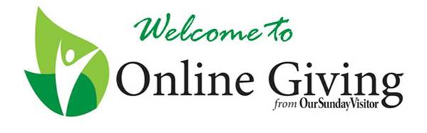 welcome to online giving logo